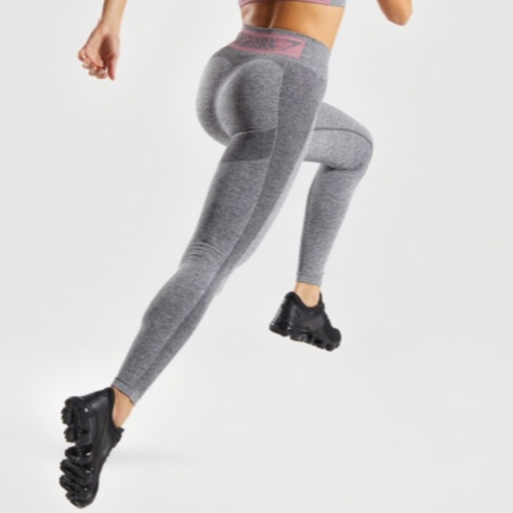 NWOT OG High Waist Flex - charcoal and dusky pink